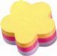 Cub notite autoadezive pretaiate Post-it®, model floare, 225 file, 3 culori