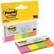 Index autoadeziv Post-It, din hartie, 20x38mm, 4 culori x 100 file