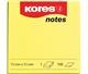 Notite adezive kores, 75x75mm, 100 file