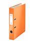 Biblioraft Leitz WOW, deschidere 180, A4, 50 mm, carton plastifiat, portocaliu metalizat
