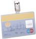 Ecuson durable pentru card de acces, 90 x 54 mm, orizontal, 25