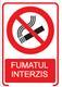 Indicator de securitate: fumatul interzis