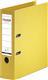 Biblioraft Falken Chromcolor, galben, A4, 80mm, PP exterior, PP interior, 25buc/cutie