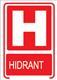 Indicator de securitate: Hidrant, 200 x 150 mm