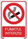 Indicator de securitate: fumatul interzis, 200 x 150