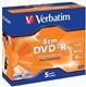 Mini DVD-R Verbatim 4x, 1.4 GB, 30 min, 1 bucata/jewel