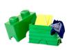 Cutie depozitare lego 1x2 verde inchis