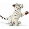 Figurina animal pui tigru alb jucandu-se - 14385