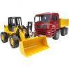 CAMION MAN CU BULDOZER FR 130