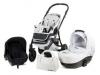 Carucior Pentru Copii 3 In 1 Mykids Amber Grey-Black