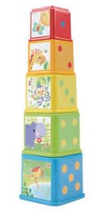 Jucarie Bebelusi Fisher-Price Stackin Nest Blocks - Mattel CDC52