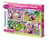 Puzzle Progresiv 4x1 - Minnie