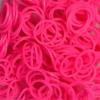 Elastice rainbow loom - neon roz - 300 buc.