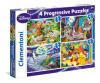 Puzzle progresiv 4x1 - disney clasic