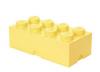 Cutie depozitare LEGO 2x4 galben deschis