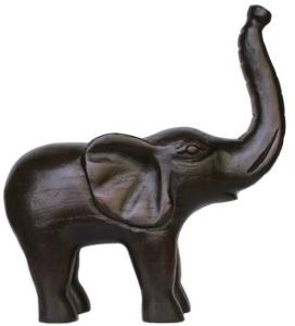 Statuete - Elefant din lemn