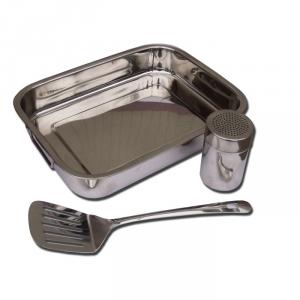 Set din inox pentru cuptor