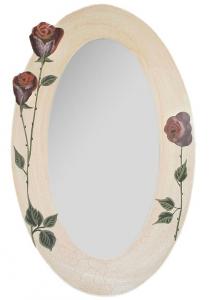 Oglinda decorativa Rose Craquelle