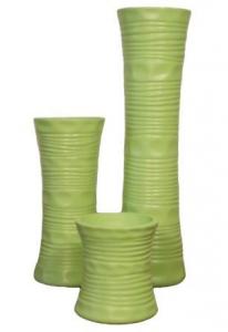 Set vaze verzi cu striatii