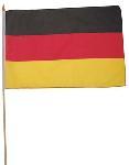 Steag "Germania", bat lemn, 30x45cm