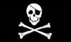 Steag pirati "cap de mort", 90x150 cm