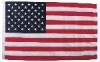 Steag "USA" 90x150 cm, Polyester, Carlige de metal