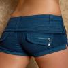 Marine Blue Short Pants-3746