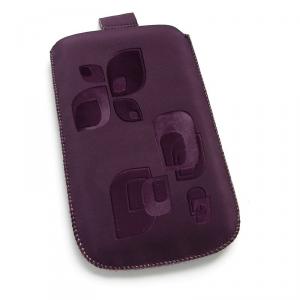 Husa Nokia 6500 Slide Purple Leafs Strap Size M