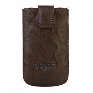 Husa telefon Bugatti Slimcase Unique Tobacco Brown size S