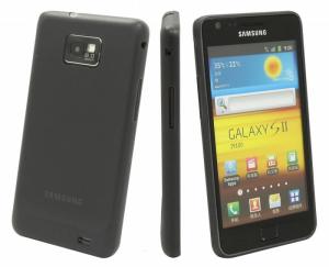 Husa Ultraslim Samsung i9100 Galaxy 2 Black semitransparenta