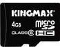 Kingmax Micro-SDHC 4GB - PIP Technology Class 4