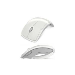 Microsoft ARC Mouse ZJA-00044, Wireless Laser, Mini Receiver, Suport calatorie, USB, White
