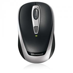 Mouse Microsoft Mobile 3000, Wireless, Optic, USB, negru, 4 butoane, 6BA-0000