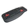 A4tech g600, 3x fast gaming keyboard ps/2 (black) (us