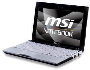 Notebook MSI U123-012EU Intel Atom N280