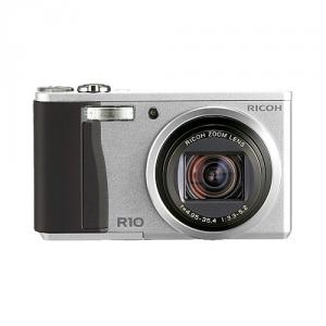 Camera Foto Ricoh 10MP CCD, 7.1x/4.8x zoom optic/digital, 3&quot; LCD, Image Stabilizer, R10 silver