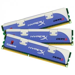 Memorie PC Kingston DDR3/1600MHz 3GB Non-ECC CL9 DIMM (Kit of 3) Int XMP - HyperX