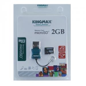 Kingmax Memorie 2GB MicroSD + Card Reader