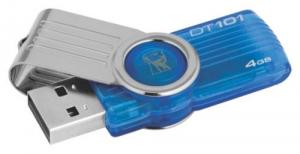 USB 2.0 Flash Drive 4GB DataTraveler 101 Gen 2 (Blue) KINGSTON