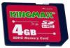 Kingmax SDHC 4GB Secure Digital Card - PIP Technology - SDHC Class 6