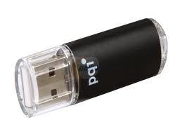 USB FLASH DRIVE 4GB, U172P, BLACK, PQI - 6172-004GR1001