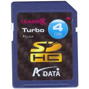 Card Memorie A-DATA  SDHC 4 GB Turbo