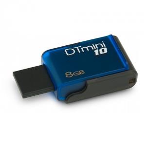 Flash Pen Kingston Data Traveler Mini 10, 8GB, USB2.0, Albastru