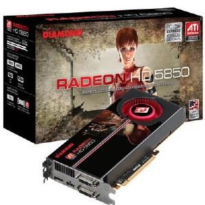 Placa video DIAMOND 5850PE51G Radeon HD 5850 1GB 256-bit GDDR5 PCI Express 2.0 x16 HDCP Ready CrossFireX Support Video Card