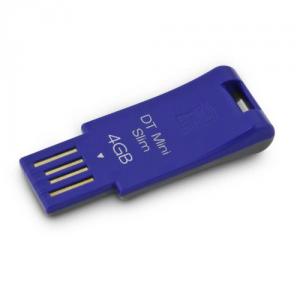 Flash Pen Kingston Data Traveler MiniSlim, 4GB, Albastru