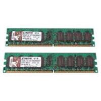 DDR II 2GB, PC4300, 533 MHz, Dual Channel Kit 2 module 1GB, Kingston ValueRAM - calitate excelenta