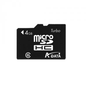Card memorie A-DATA MicroSDHC, 4GB, Class 6, Adaptor