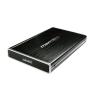 Hard Disk takeMS 250GB, mem.line, External 2.5-inch, USB 2.0, aluminium housing, Black