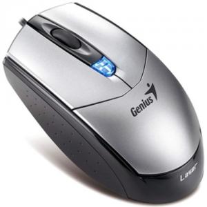 Mouse Gaming Genius Navigator G500, switchable 1600/800DPI, iluminare cu LED albastru, US