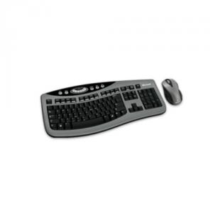 Kit Tastatura&amp;Mouse Microsoft Desktop 3000, Wireless, Laser, USB, negru+gri, XVA-00027